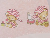 Sac de dormit copii 1.5 tog Hai la joaca roz din bumbac 85 cm - 2