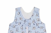 Sac de dormit copii 1.5 tog Loving Bear Blue din bumbac 85 cm - 1