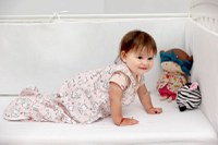 Sac de dormit copii 1 tog KidsDecor Baby Bear roz din bumbac 140 cm - 5