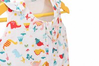 Sac de dormit copii 1 tog KidsDecor Cute Dinosaurs din bumbac 110 cm - 2