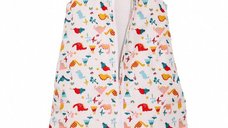 Sac de dormit copii 1 tog KidsDecor Cute Dinosaurs din bumbac 70 cm