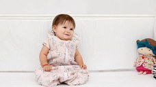 Sac de dormit copii 1 tog KidsDecor Loving Bear Pink din bumbac 140 cm