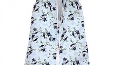 Sac de dormit copii 2.5 tog KidsDecor Happy Monkey din bumbac 110 cm