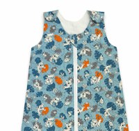 Sac de dormit copii 2.5 tog KidsDecor Tiger Jungle din bumbac 95 cm - 1