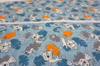 Sac de dormit copii 2.5 tog KidsDecor Tiger Jungle din bumbac 95 cm - 4