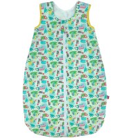 Sac de dormit copii KidsDecor 1 tog Tropical din bumbac 95 cm - 6