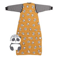 Sac de dormit cu maneca lunga detasabila Panda 110 cm 1.0 Tog - 1