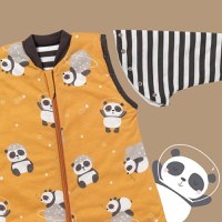 Sac de dormit cu maneca lunga detasabila Panda 110 cm 1.0 Tog - 2