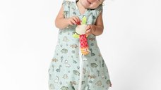Sac de dormit cu picioruse 3 tog Dino Adventure 100 cm