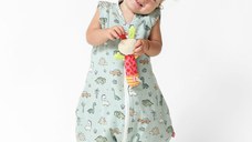 Sac de dormit cu picioruse 3 tog Dino Adventure 100 cm