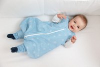 Sac de dormit cu picioruse KidsDecor 1.5 tog Stars in your eyes Blue 100 cm - 3