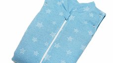 Sac de dormit cu picioruse KidsDecor 1.5 tog Stars in your eyes Blue 70 cm