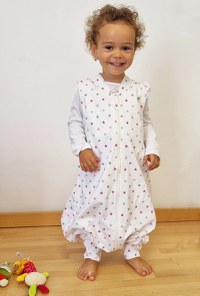 Sac de dormit cu picioruse KidsDecor 1 tog Starlight 70 cm - 3