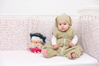 Sac de dormit cu picioruse KidsDecor 1 tog Winkie-Dinkie Hello Yellow 130 cm - 4