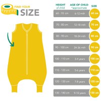 Sac de dormit cu picioruse Rose Pink 100 cm 1.0 Tog - 1