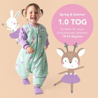 Sac de dormit cu picioruse si maneca lunga detasabila Ballerina 100 cm + manseta 1.0 Tog - 2