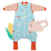 Sac de dormit cu picioruse si maneca lunga detasabila Farmyard 90 cm + manseta 3.5 Tog - 3