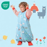 Sac de dormit cu picioruse si maneca lunga detasabila Farmyard 90 cm + manseta 3.5 Tog - 2