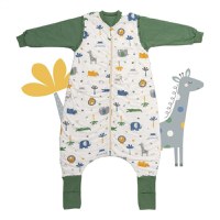 Sac de dormit cu picioruse si maneca lunga detasabila Jungle 110 cm + manseta 2.5 Tog - 4