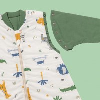 Sac de dormit cu picioruse si maneca lunga detasabila Jungle 110 cm + manseta 2.5 Tog - 3