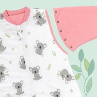 Sac de dormit cu picioruse si maneca lunga detasabila Koala 100 cm + manseta 1.0 Tog - 1