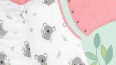 Sac de dormit cu picioruse si maneca lunga detasabila Koala 100 cm + manseta 1.0 Tog