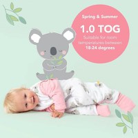 Sac de dormit cu picioruse si maneca lunga detasabila Koala 90 cm + manseta 1.0 Tog - 1