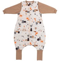 Sac de dormit cu picioruse si maneca lunga detasabila Mountain Animals 110 cm + manseta 2.5 Tog - 2