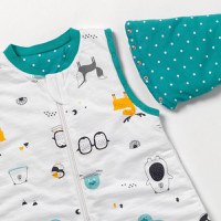 Sac de dormit cu picioruse si maneca lunga detasabila Polar Pals 80 cm + manseta 2.5 Tog - 2