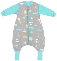Sac de dormit cu picioruse si maneca lunga detasabila Safari 6-12 luni 3.5 Tog - 1
