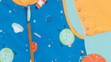 Sac de dormit cu picioruse si maneca lunga detasabila Space 70 cm + manseta 2.5 Tog