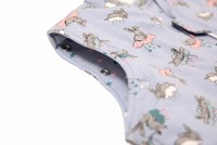 Sac de dormit Kidsdecor cu picioruse si maneci 2 tog Bunny Blue 110 cm - 2