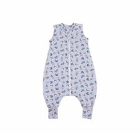 Sac de dormit Kidsdecor cu picioruse si maneci 2 tog Bunny Blue 110 cm - 3