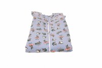 Sac de dormit Kidsdecor cu picioruse si maneci 2 tog Bunny Blue 110 cm - 4