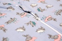 Sac de dormit Kidsdecor cu picioruse si maneci 2 tog Bunny Blue 110 cm - 6