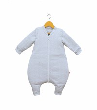 Sac de dormit Kidsdecor cu picioruse si maneci 3 tog Spots and Dots 70 cm - 5