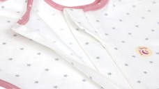 Sac de dormit nou-nascut KidsDecor 1 tog Swaddle First Sleep Sweet Light 60 cm