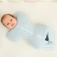 Sac de dormit nou-nascut Swaddle First Sleep 0.5 tog Blue Skies 60 cm - 6