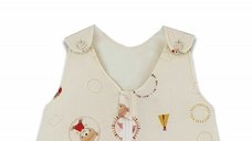 Sac de dormit pentru copii 1.5 tog Mici indieni din bumbac 60 cm