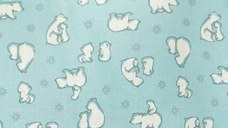 Sac de dormit primavara 0.8 tog Ursi Polari 95 cm