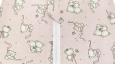Sac de dormit vara 0.5 tog Loving bear pink 110 cm