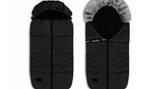 Sac de iarna Lionelo pentru carucior Frode 90x45 cm impermeabil universal negru
