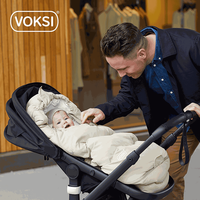 Sac de iarna pentru carucior Voksi Explorer Crem - 2