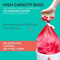 Saci ermetici pentru scutece murdare TwistR Prince Lionheart 10 buc - 2