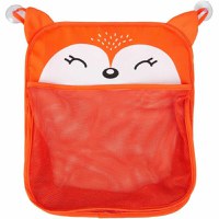 Saculet pentru jucariile de baie FreeON Fox cu sistem de prindere cu ventuze 32x38 cm - 2