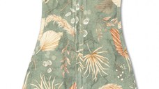 Saculet swaddle pentru infasat nou nascut + caciulita First Step Boho Green 0.2 Tog Sleepee