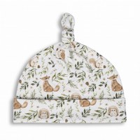 Saculet Swaddle pentru infasat nou nascut + caciulita First Step Forest Ivory Sleepee - 1