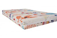 Saltea cu spuma poliuretanica Somnart Ortopedica 70x140x10 cm husa impermeabila, model bufnita - 1