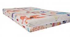 Saltea cu spuma poliuretanica Somnart Ortopedica 70x140x10 cm husa impermeabila, model bufnita