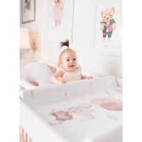 Saltea de Infasat Ceba Baby basic 50x70cm cu intaritura sistem anti-alunecare Soricelul vesel - 7